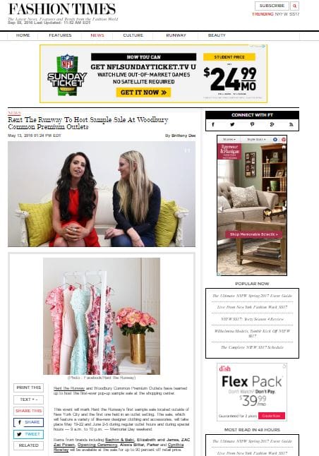 Woodbury Common Premium Outlets - Fashion Times