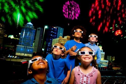 Legoland fireworks glasses