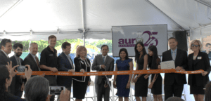 aurochemicals ribbon cutting