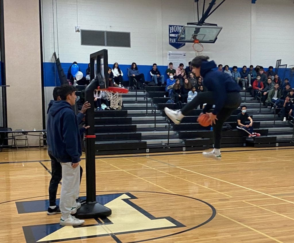 Pep Rally Mini Hoop Dunk