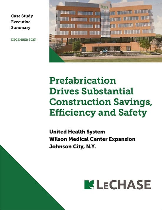 LeChase Case Study Highlighting Efficiency and ROI of Prefabrication