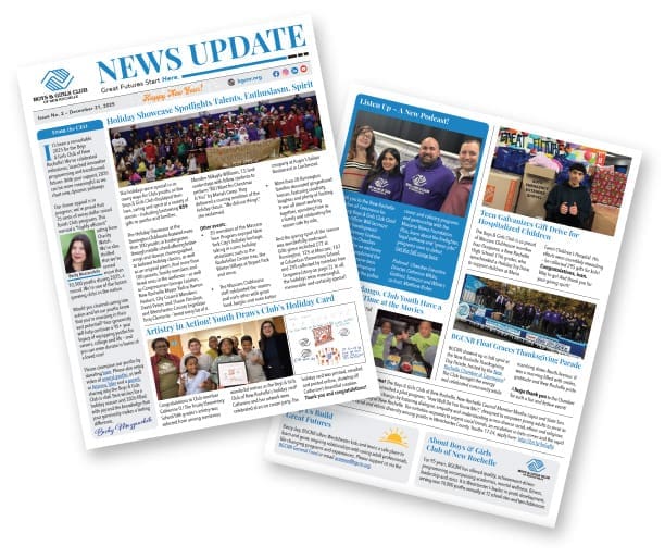 Boys & Girls Club of New Rochelle newsletter