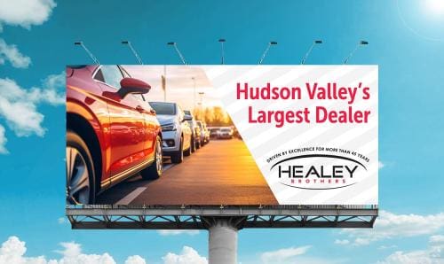 Healey Brothers Largest Dealer Billboard